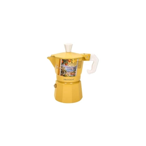 CAFFETTIERA LA DOLCE VITA OCRA 1 TAZZA ALLUMINIO