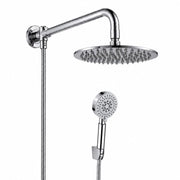 KIT DOCCIA CON SOFFIONE TONDO Ø20 CM E BRACCIO TONDO 30 CM