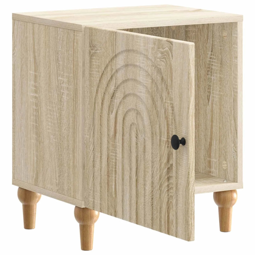 Set di 2 Comodini | Armadio da Notte | Mobiletto da notte Rovere Sonoma 43 x 34,5 x 50 cm
