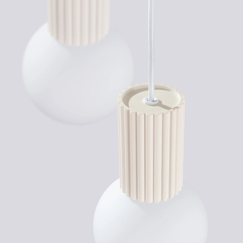 Lampada a sospensione HALO 3P beige
