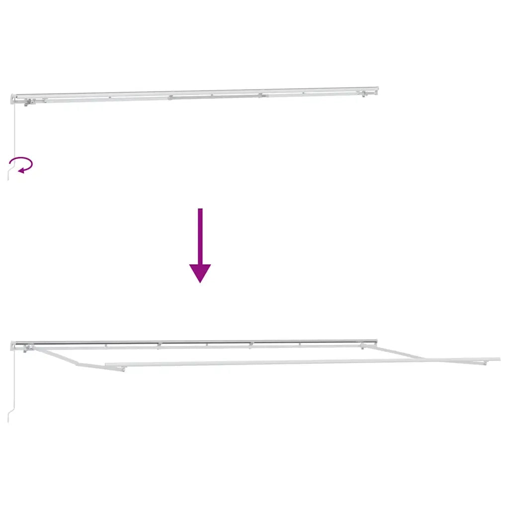 Tenda Retrattile Multicolore 600 × 300 cm 3331613