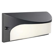 Applique led dome grigio 22x9,8x10 cm