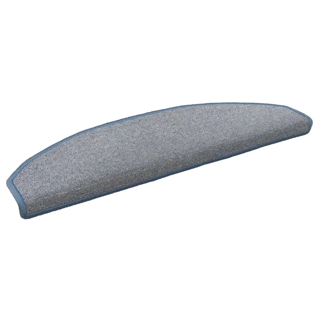 Tappetini per scale autoadesivi 15 pz | Gradini per Scale Grigio chiaro e blu