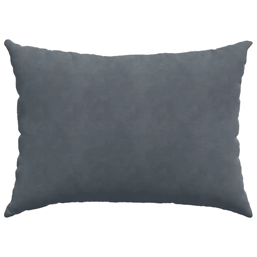 Cuscini da Divano 2 pz-Set di 2 Cuscini per Sofa Grigio scuro 70 x 50 cm 365186