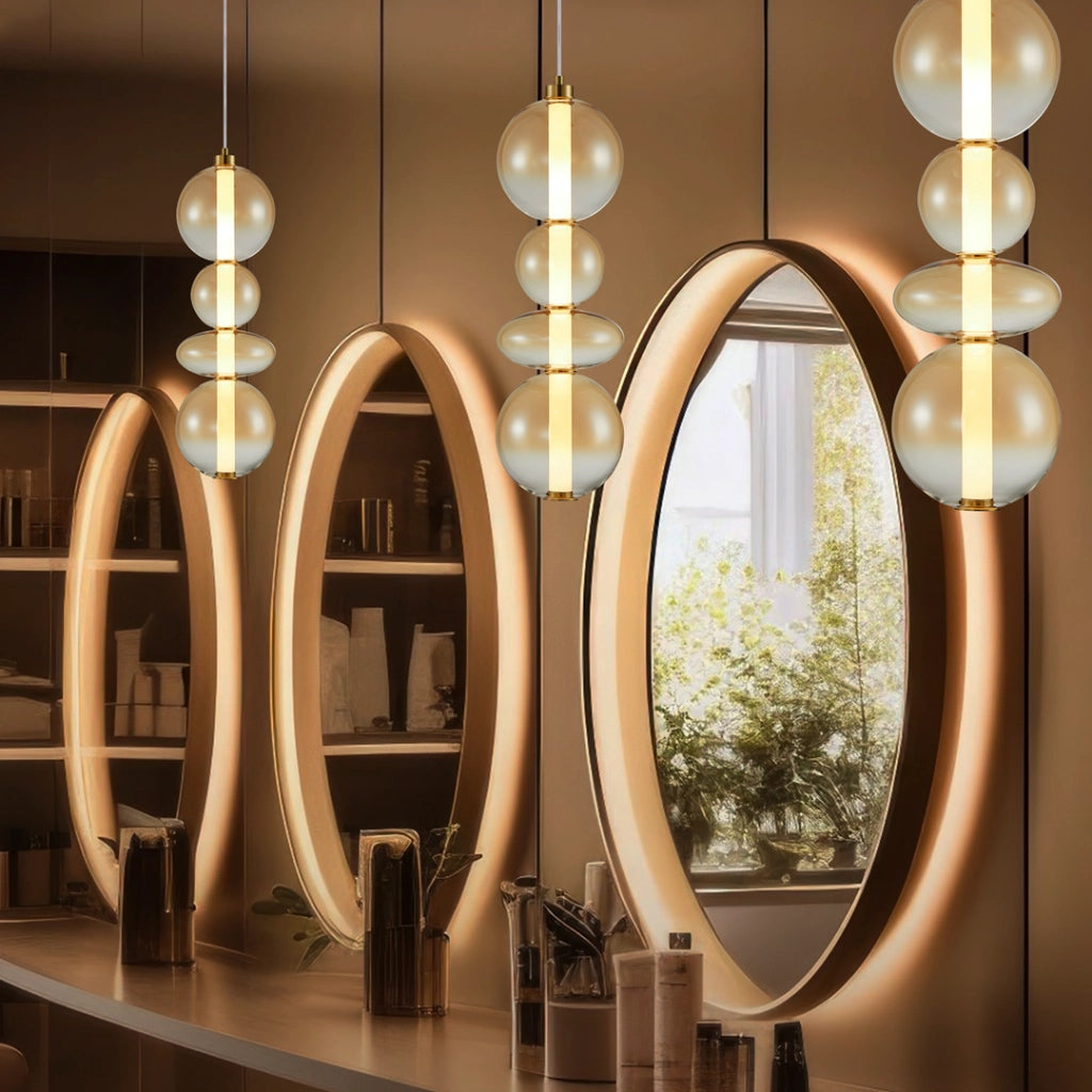Lampada a sospensione LED Milagro Daphne 36W ottone