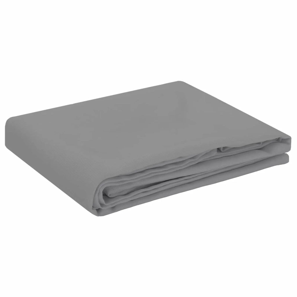 Tovaglia da Tavolo Quadrato Grigio Chiaro 90 x 90 cm Poliestere 42039814