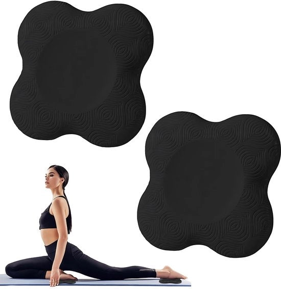 Set di cuscini yoga per ginocchia da 2 – Cuscini ergonomici spessi