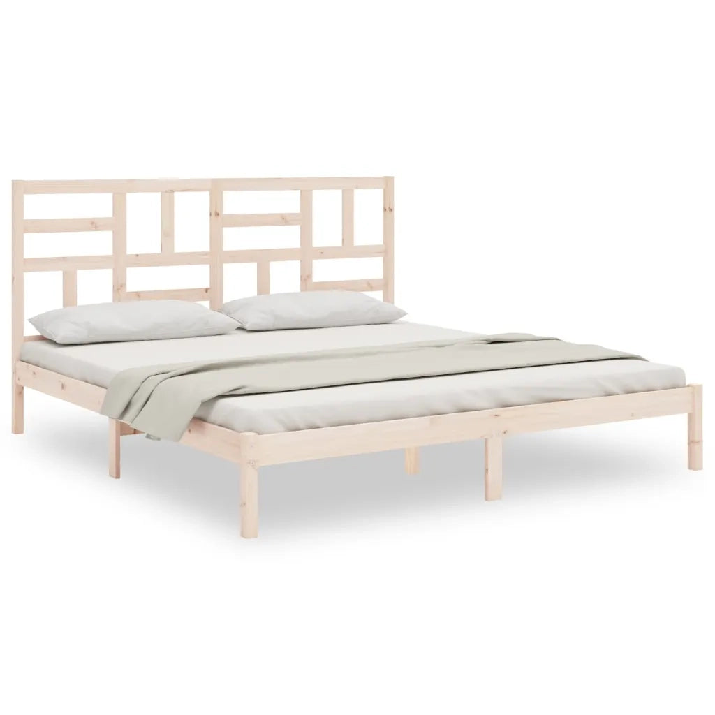 Giroletto senza Materasso in Legno Massello 200x200 cm