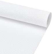 Tessuto da Aida 18CT - Tela di cotone 100x50 cm - Manufatto artigianale per lavori di punto - Resistente e duraturo - 0,5 mm di spessore - Tessuto per punto in croce
