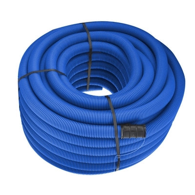 TUBO POLIETILENE CORRUGATO DOPPIA PARETE BLU- Diam. 63- DH- metri 50