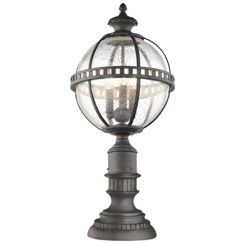 Lampada da esterno su basamento bronzo E14 Halleron Kichler