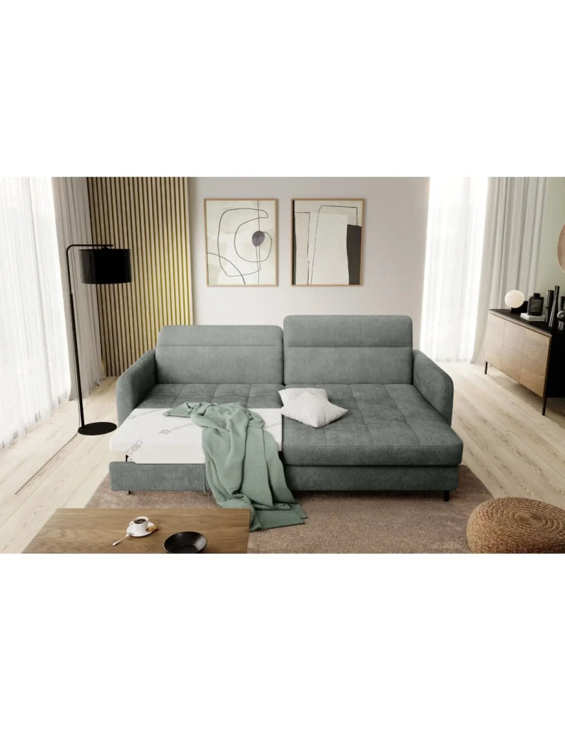 Divano ad angolo collezione GOUMSI colore Verde chiaro