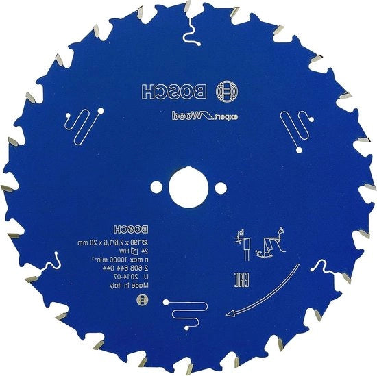 Lama circolare per legno 190 x 20 x 26 mm - Qualità esperta