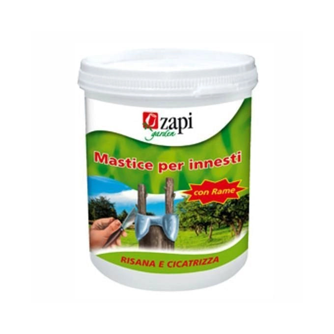 Zapi 312600 Mastice per Innesti e Cicatrizzazioni Pasta Fluida con Rame 500 g Frutteti e Piante Ornamentali