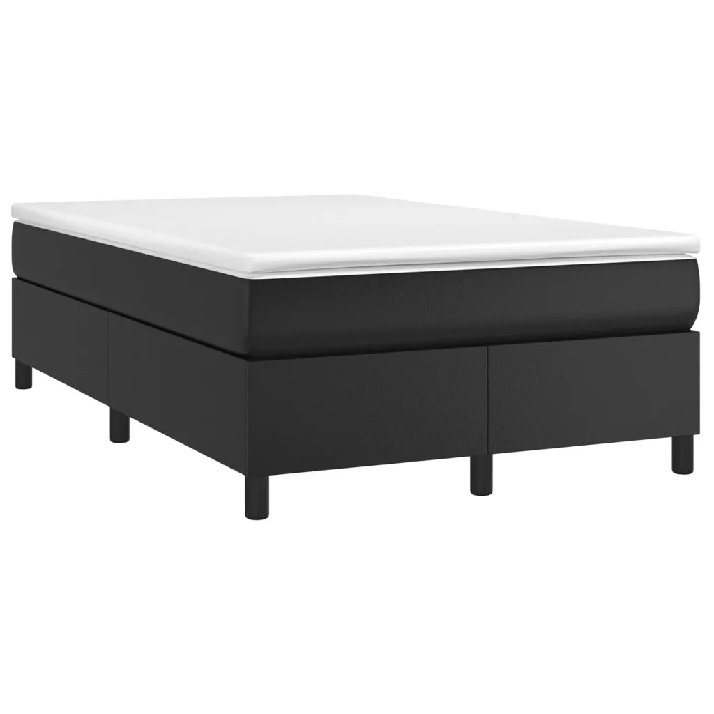 Struttura Letto a Rete a Molle Nero 120x200 cm in Similpelle 3121035