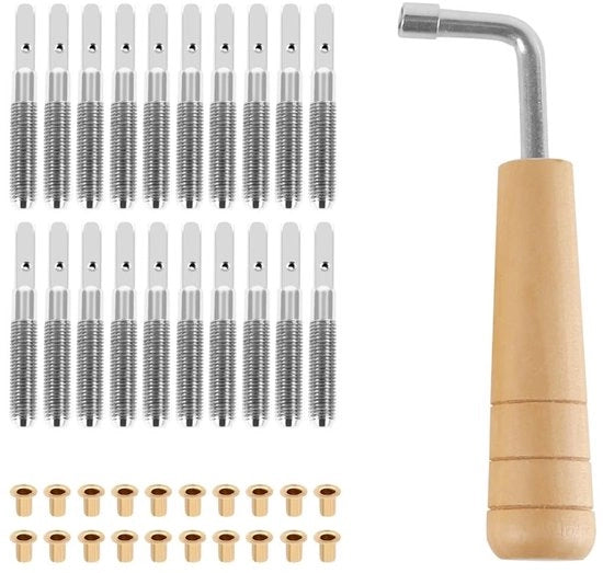 Set di 20 Stappi e Viti con Chiave a L per Arpa