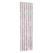 Tenda Antimosche Grigio Argento e Rosa 56x200 cm in Ciniglia CFW6880697
