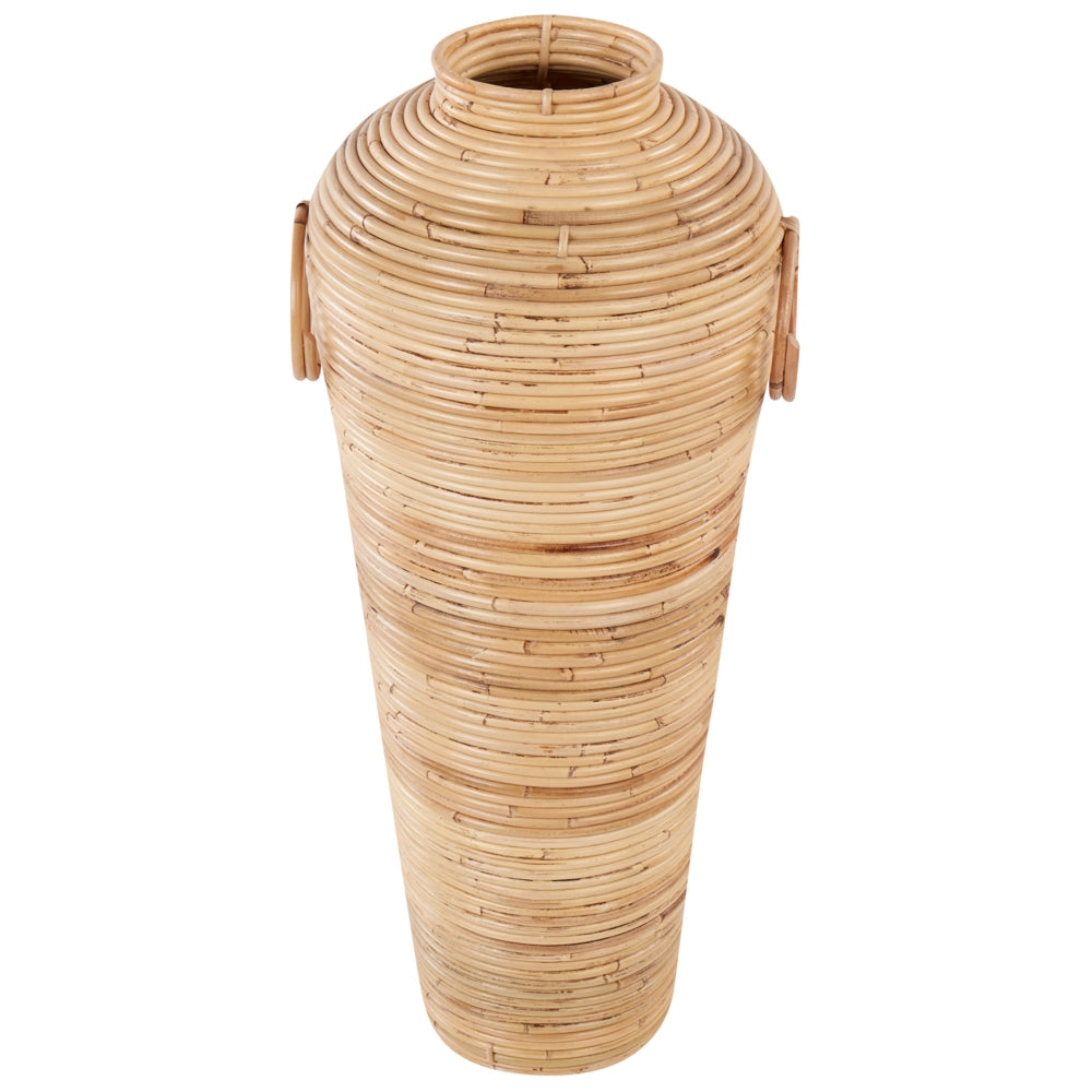 Vaso decorativo in rattan naturale da 70 cm in stile rustico Boho Home Decor