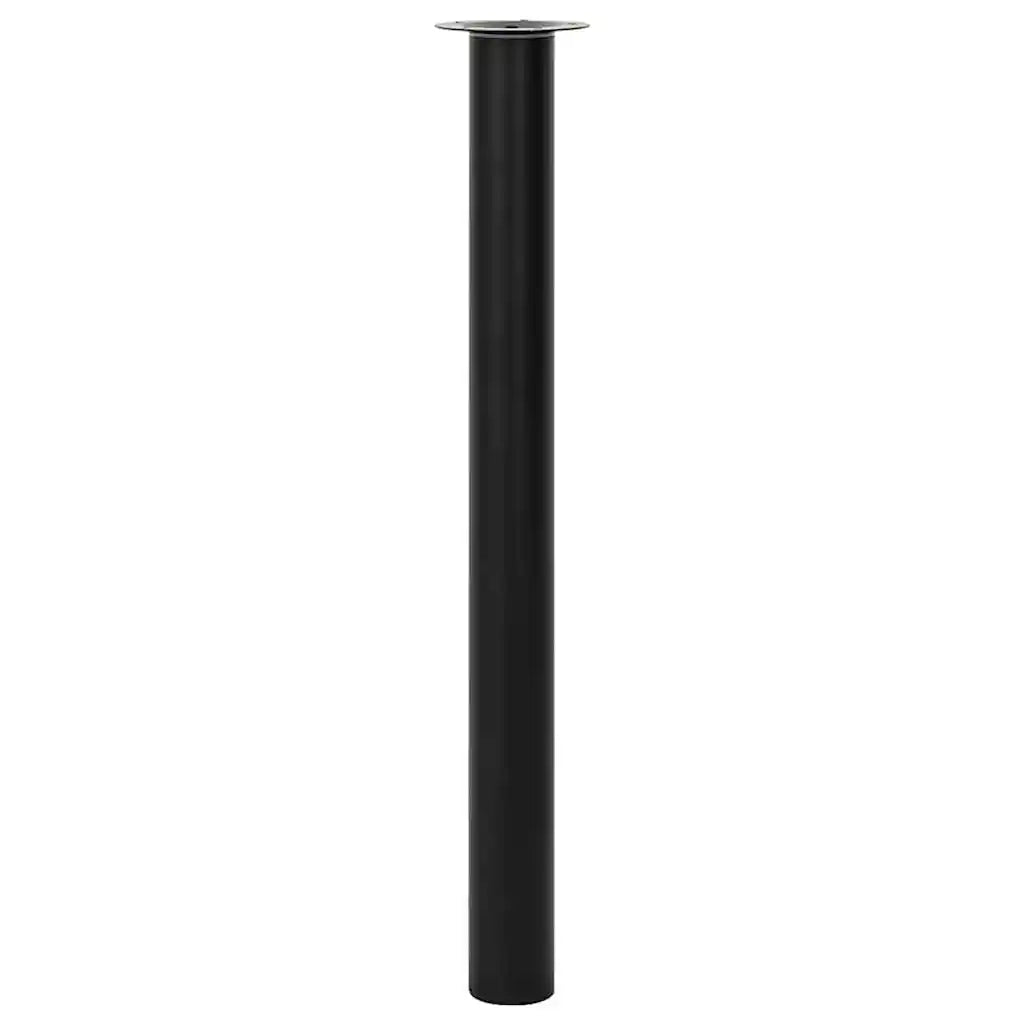 Gambe Telescopiche per Tavolo 2 pz Nere 710 mm-1100 mmcod mxl 94771