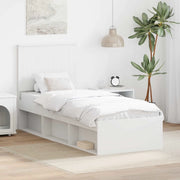 Struttura del letto Bianco 75 x 190 cm Pino massello 3411073