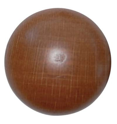 POMOLO LEGNO LISCIO - NOCE CHIARO + VITE MM 20/30X30- 10 pezzi