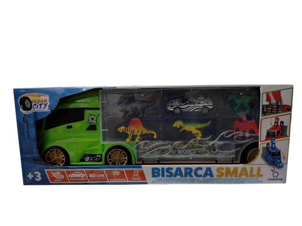 Bisarca con dinosauri,Cadabra,Eta 3+