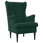 Poltrona Verde Scuro Velluto 42029928