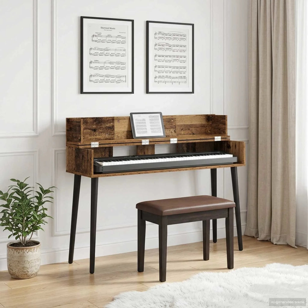 Scrivania studio Legno antico 130 x 40 x 19,5 cm 8006682