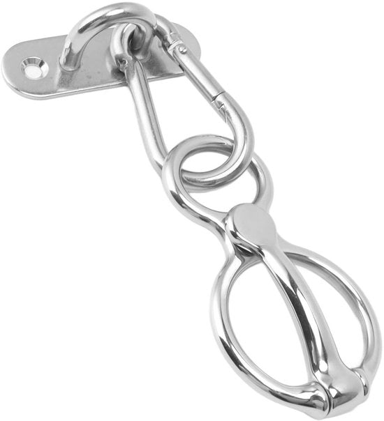 Anello di sicurezza per cavalli - Accessori per cavalli - Addestramento dei cavalli - In acciaio inossidabile - Alta qualità - Progetto duraturo