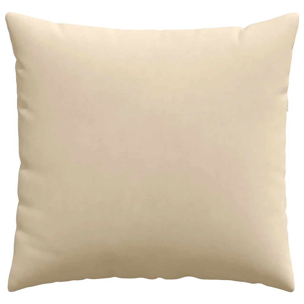 Cuscini da Divano 2 pcs Crema 50 x 50 cm Tessuto 42013987