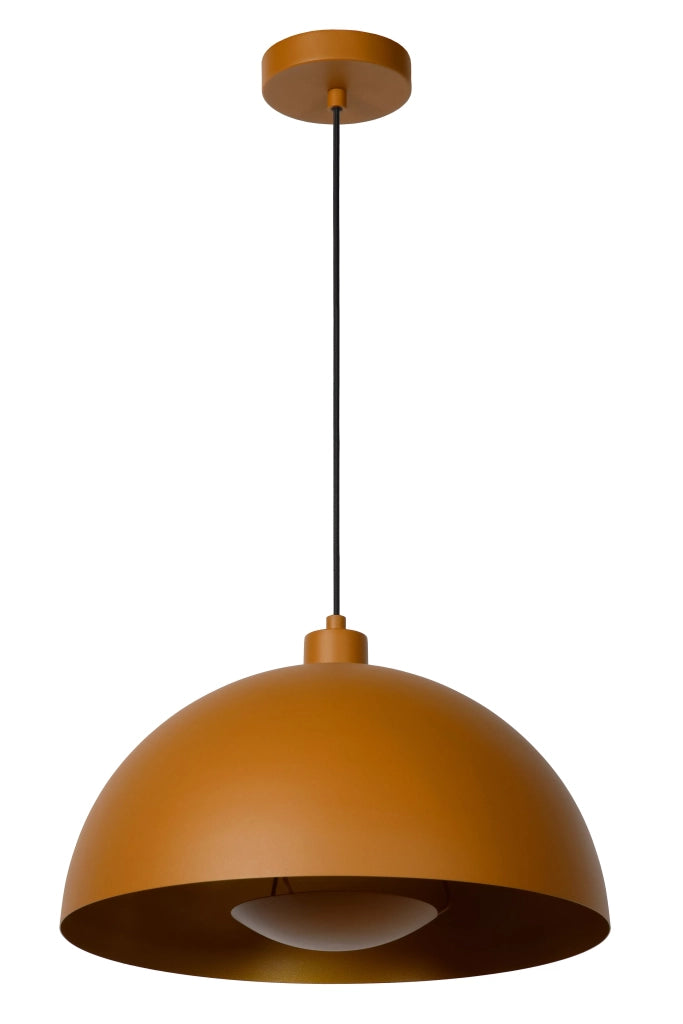 Lampada a sospensione gialla SIEMON E27 40W Lucide