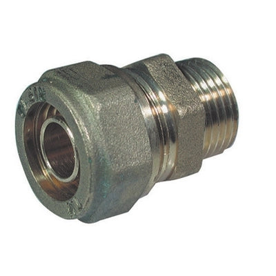 RACCORDO DIRITTO MASCHIO PER TUBO COBRA-PEX- 1/2 x 22- TIEMM- pezzi 1