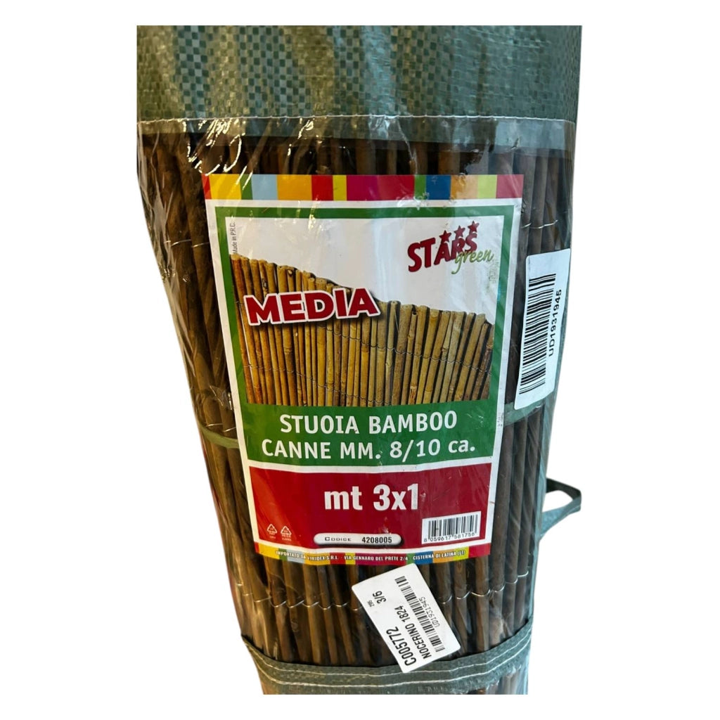 ARELLA IN BAMBOO CANNE 8/10 CA. MT 3X1