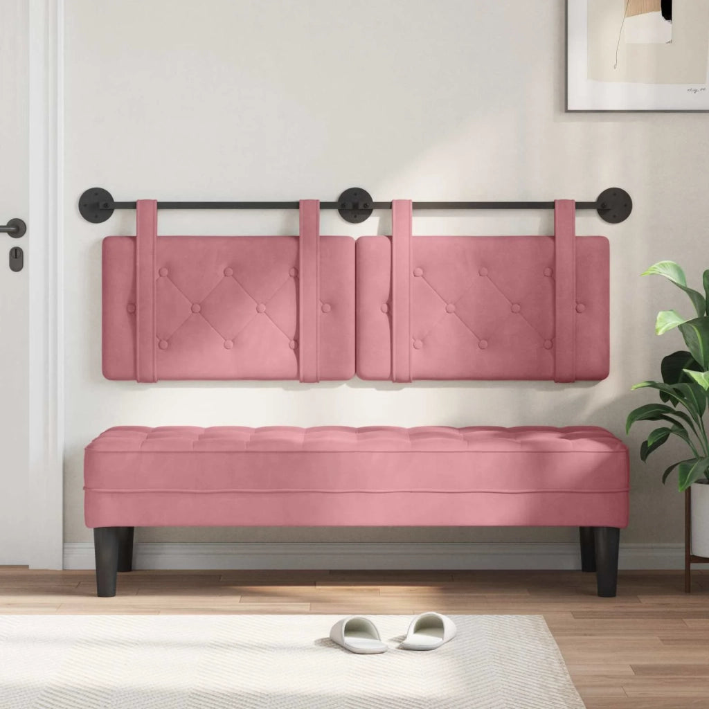 Testiera | Testata sospesa Rosa Velluto