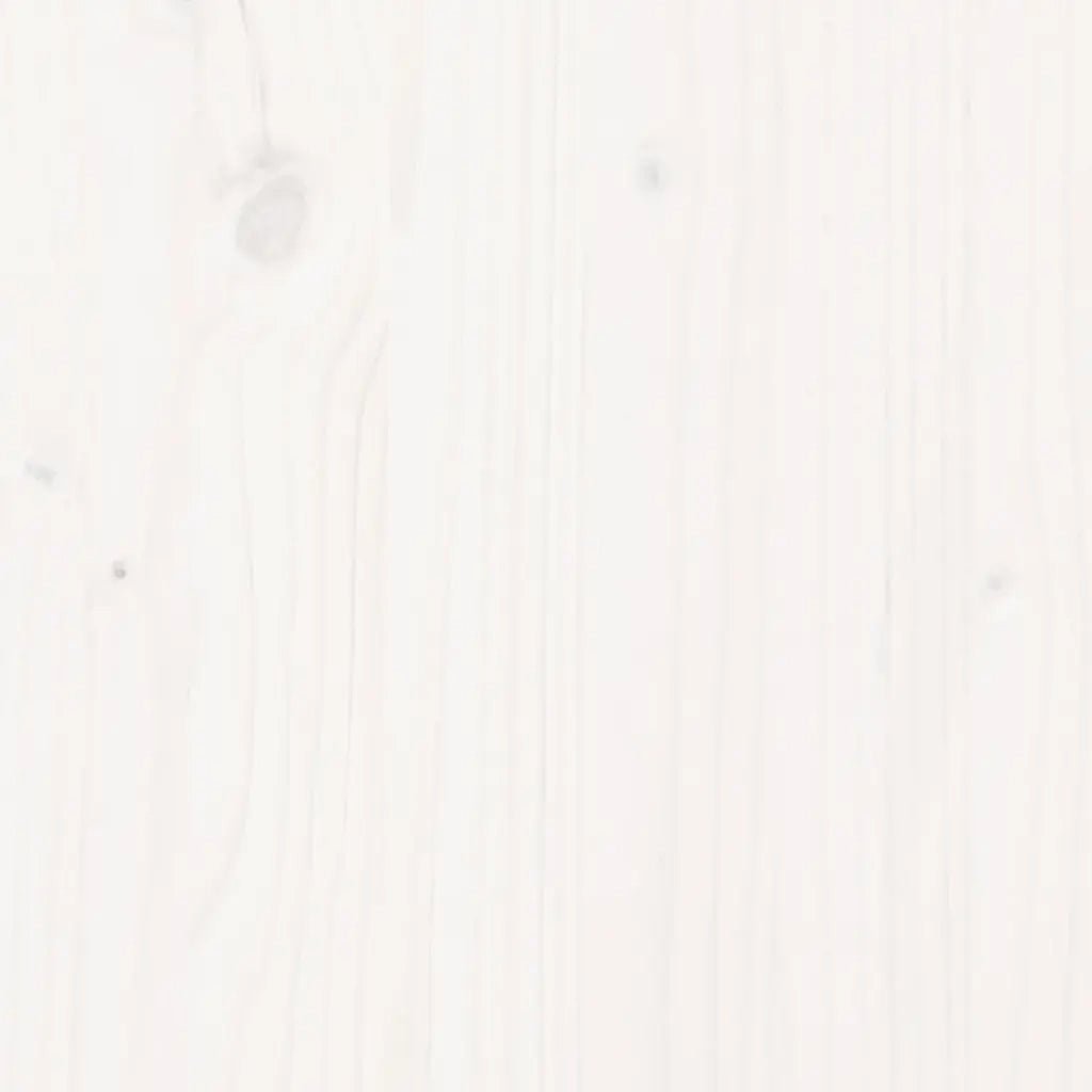 Set Divani da Giardino 7 pz Bianco in Legno Massello di Pino 3250957