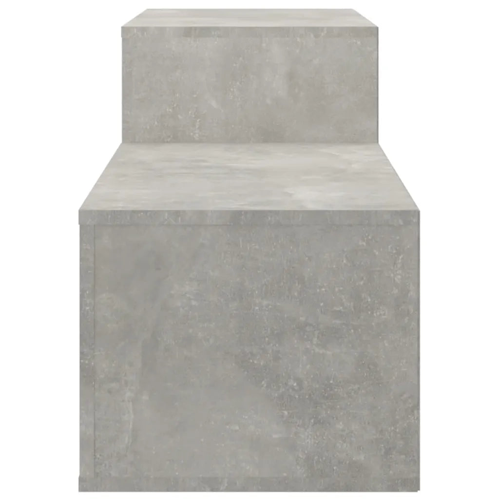 Scarpiera | Mobile per scarpe Grigio Cemento 150x35x45 cm in Legno Multistrato