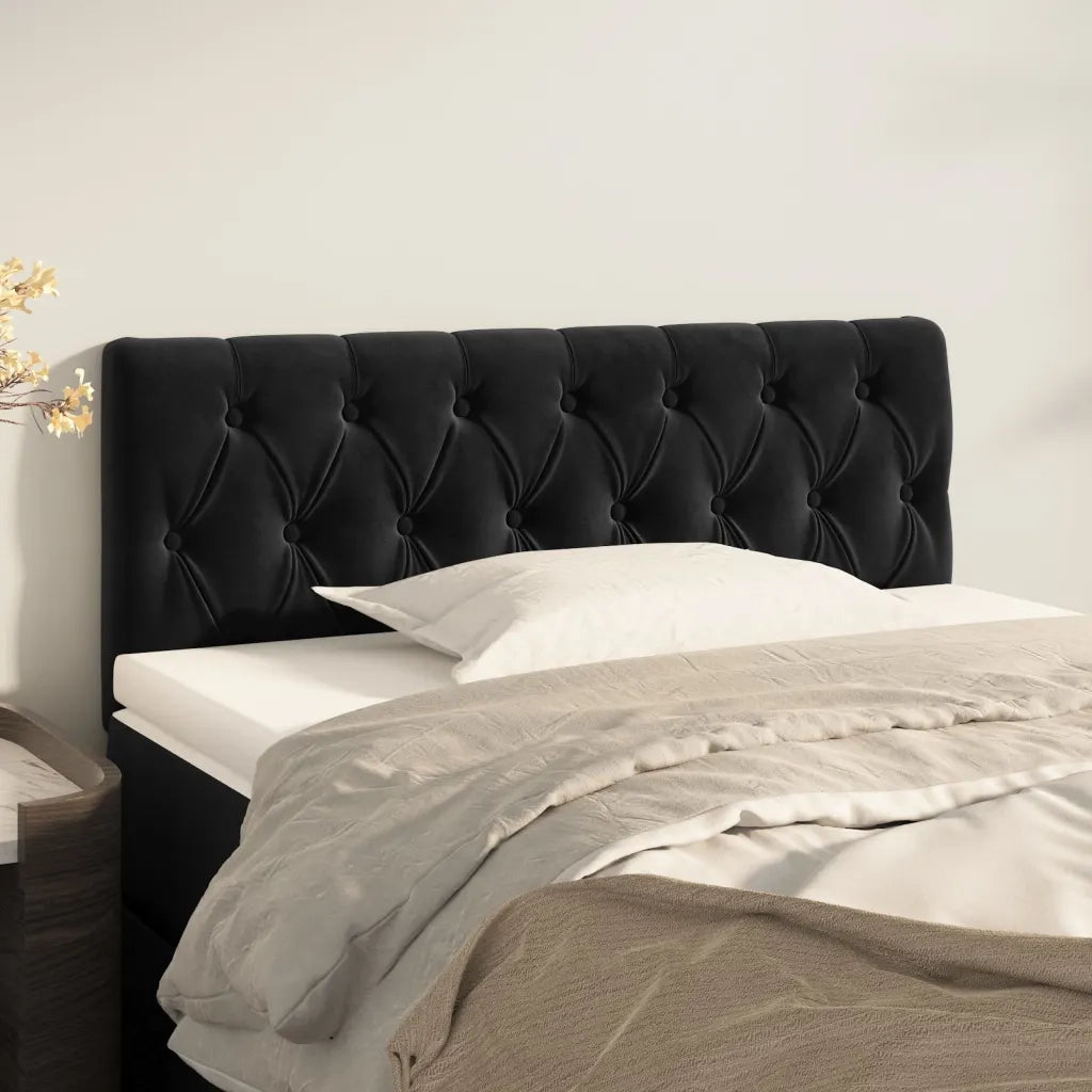 Testiere Nero 100 x 7 x 78/88 cm in Velluto 346336