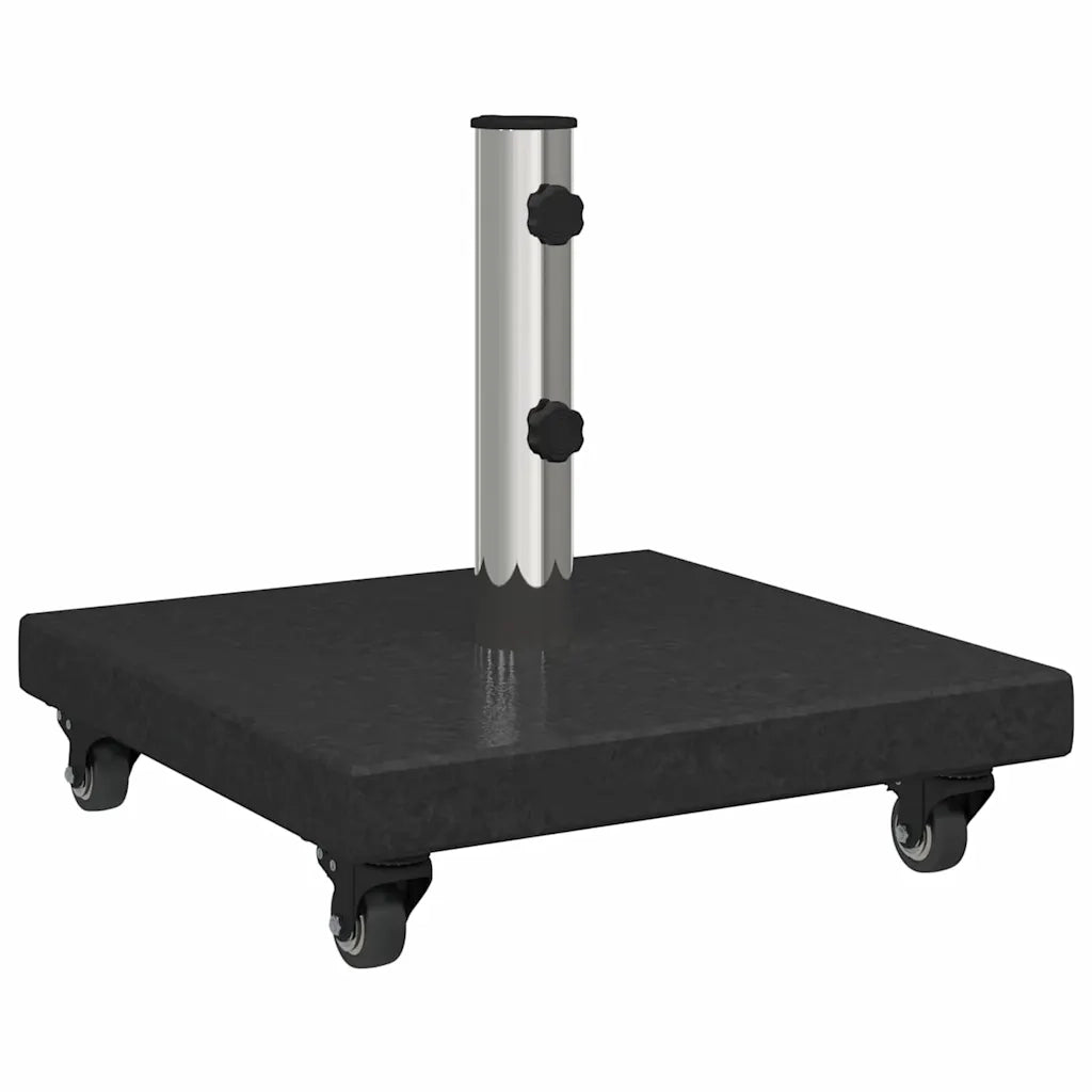 Base per ombrellone-Supporto per ombrellone 30kg Nero Granito Quadrato