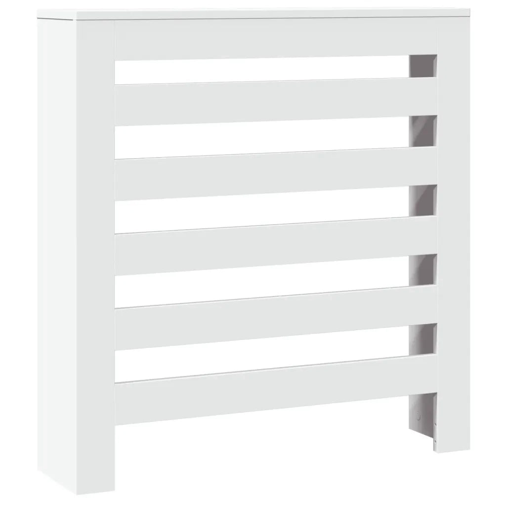 Copertura Termosifone Bianca 78x20x82 cm Legno Multistrato