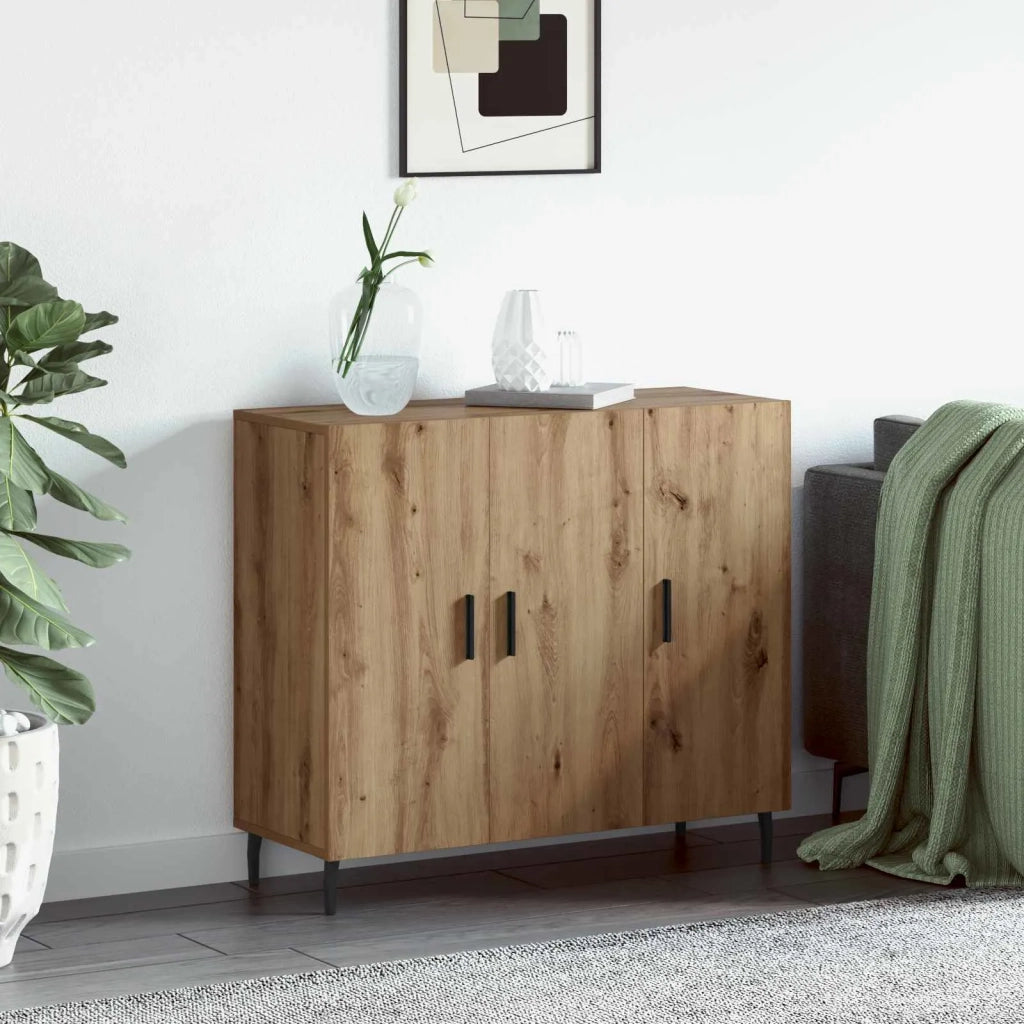 Credenza Rovere artigianale 90 x 34 x 80 cm Legno multistrato 879587