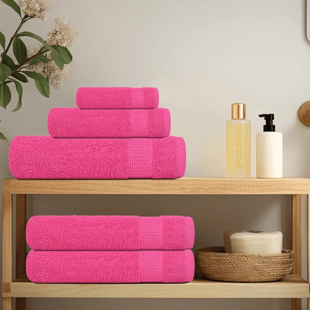 Set di asciugamani 8 pezzi FROGN Rosa 360 g/m² 137077