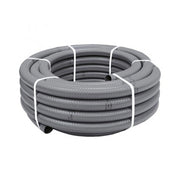 Tubo PVC flessibile semirigido grigio CEPEX - Tubo Pvc Flessibile Semirigido Grigio Cepex Rotolo Da 25 Mt -  75 Mm