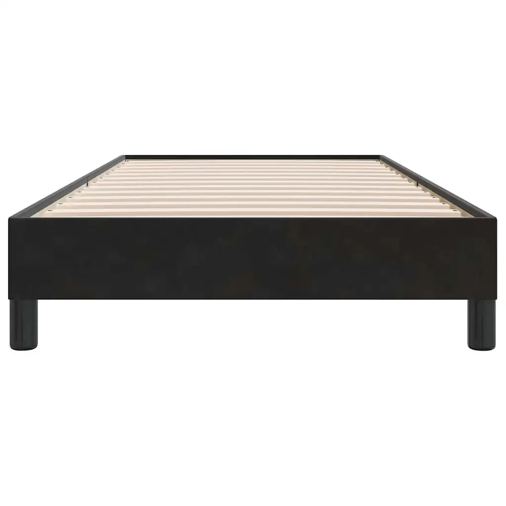 Giroletto senza Materasso Nero 90x210 cm in Velluto 4101339