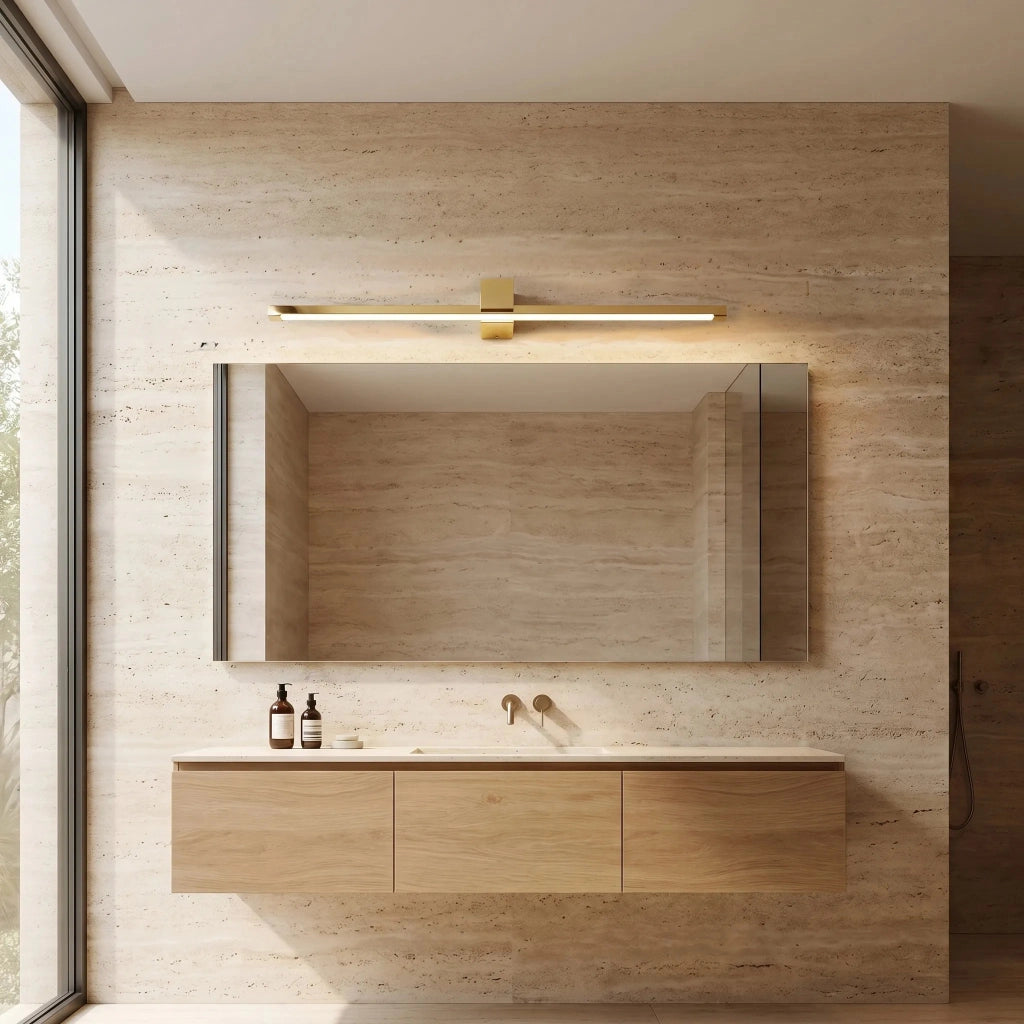 Applique Da Bagno Led Swe045-1w 80 Cm Gold