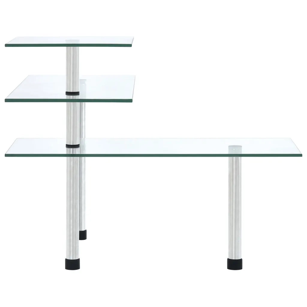 Scaffale da Cucina Angolare a 3 Livelli Vetro temperato CFW5175677
