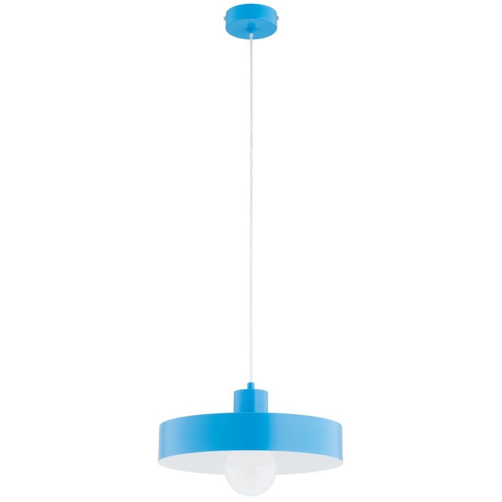 Lampada a sospensione moderna blu Ø34 E27 Alfa Nevera