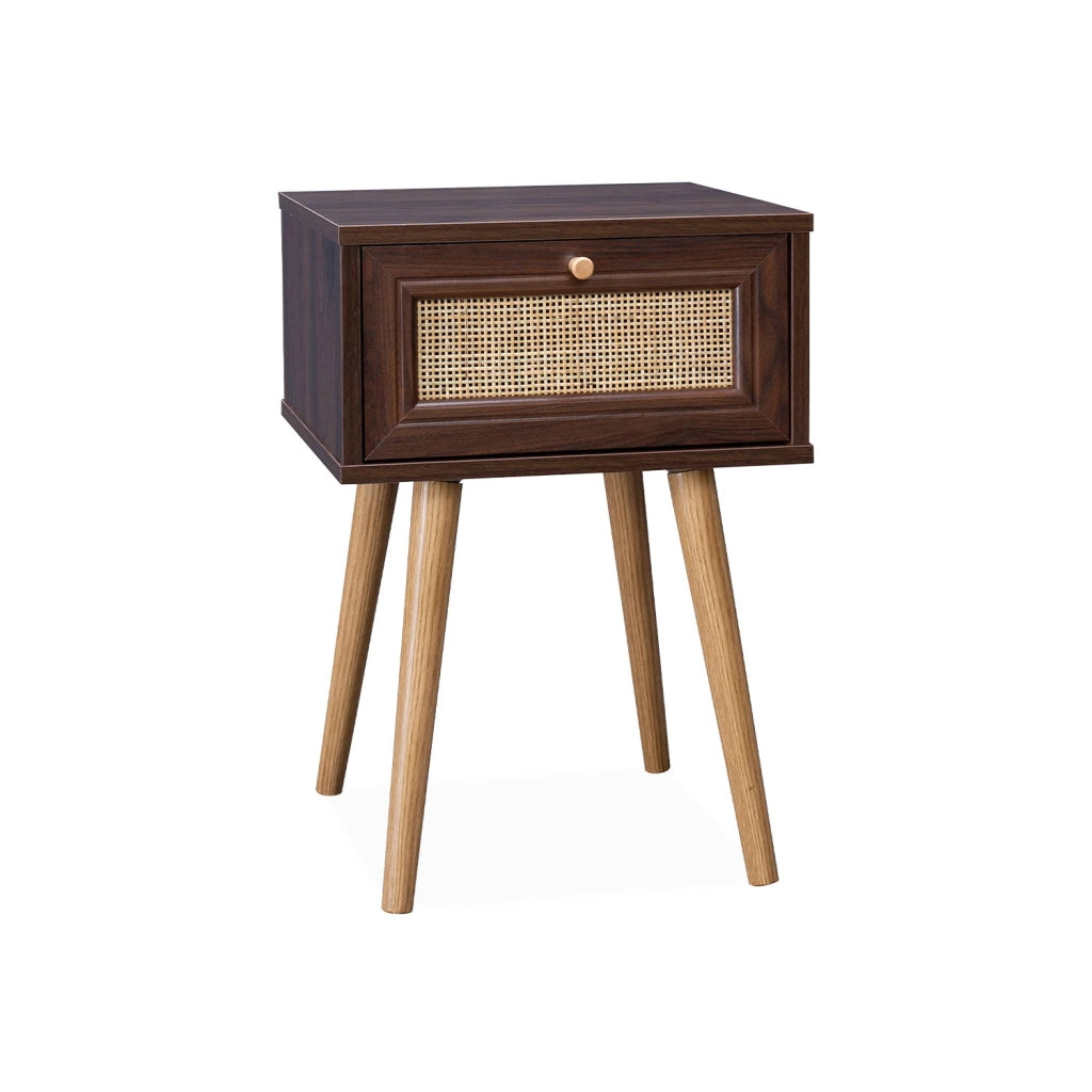 Set di 2 comodini effetto legno scuro i sweeek
