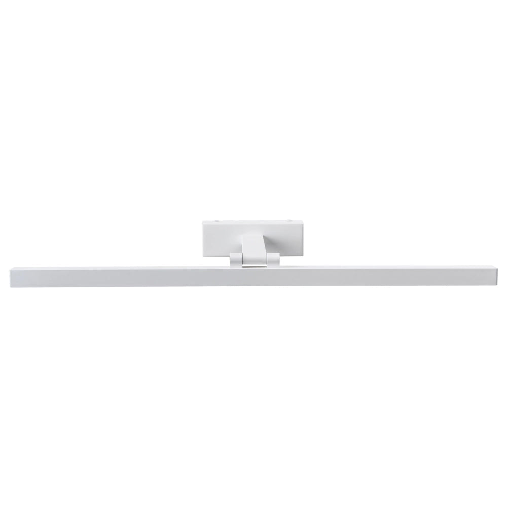 Lampada specchio luce bianco polvere rivestito LED metallo orizzontale bagno soggiorno moderno lampada da parete