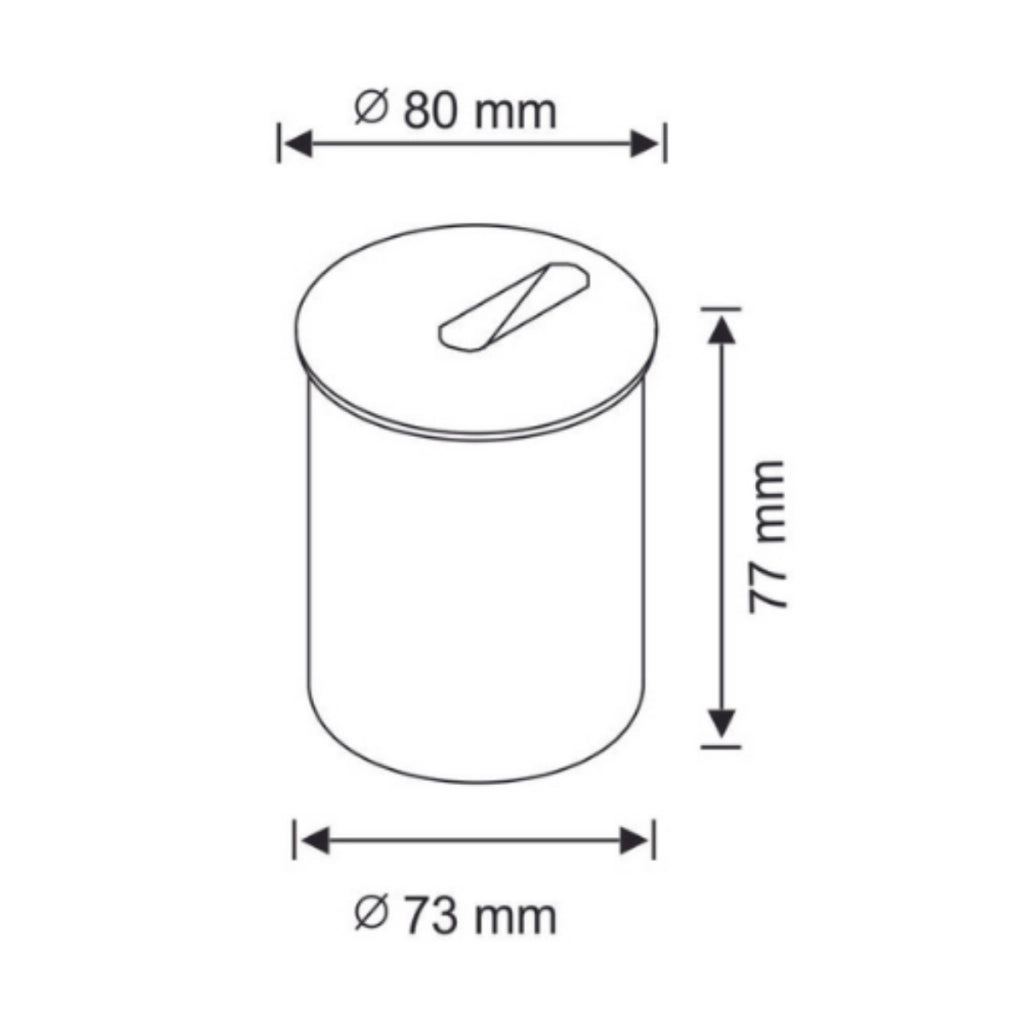 Applique esterna rotonda LED 3W 4000K IP54 ESPO Polux