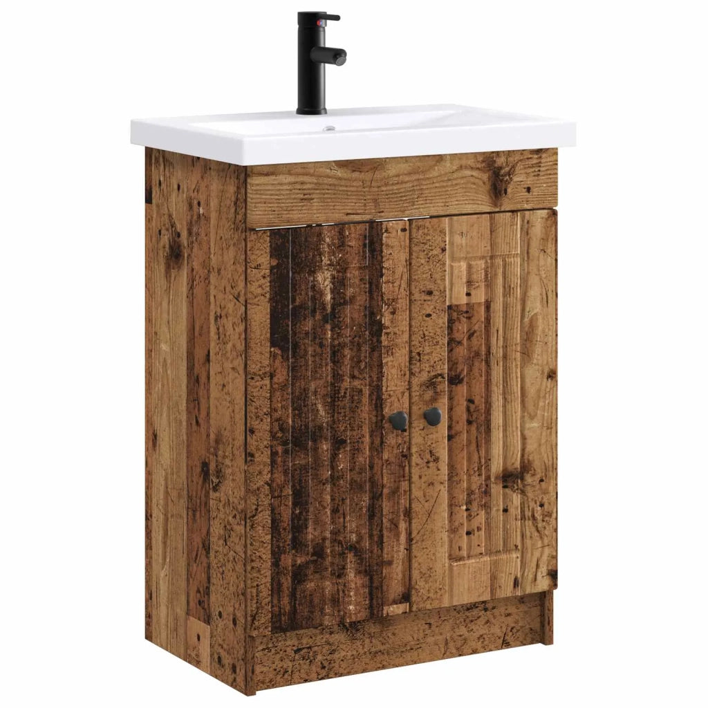 Set di mobili per il bagno Legno antico 56 x 37,5 x 81 cm 3404192